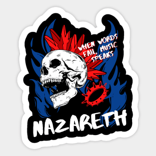 nazareth ll music speaks Sticker